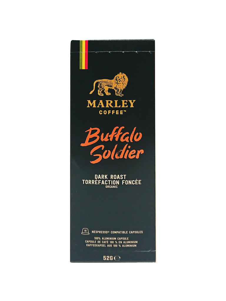 Marley Coffee Nespresso Compatible Buffalo Soldier Dark Roast Coffee Capsules